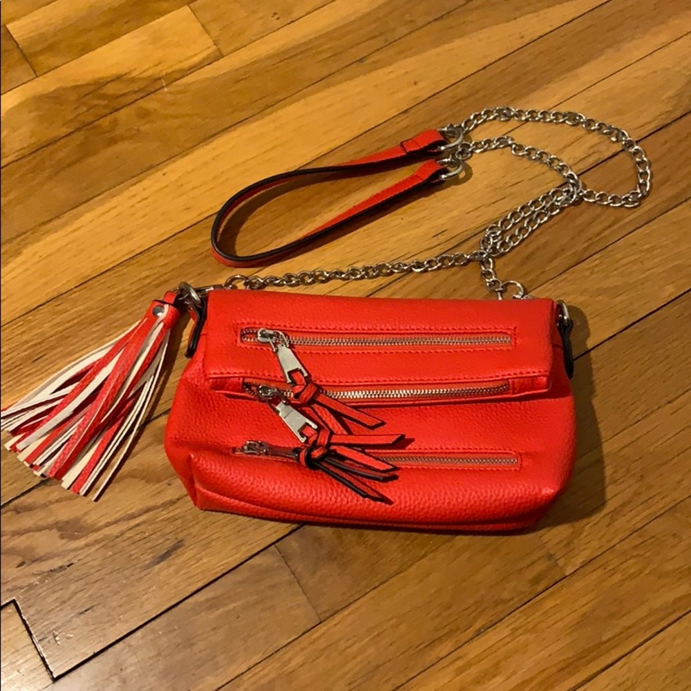 Red crossbody bag